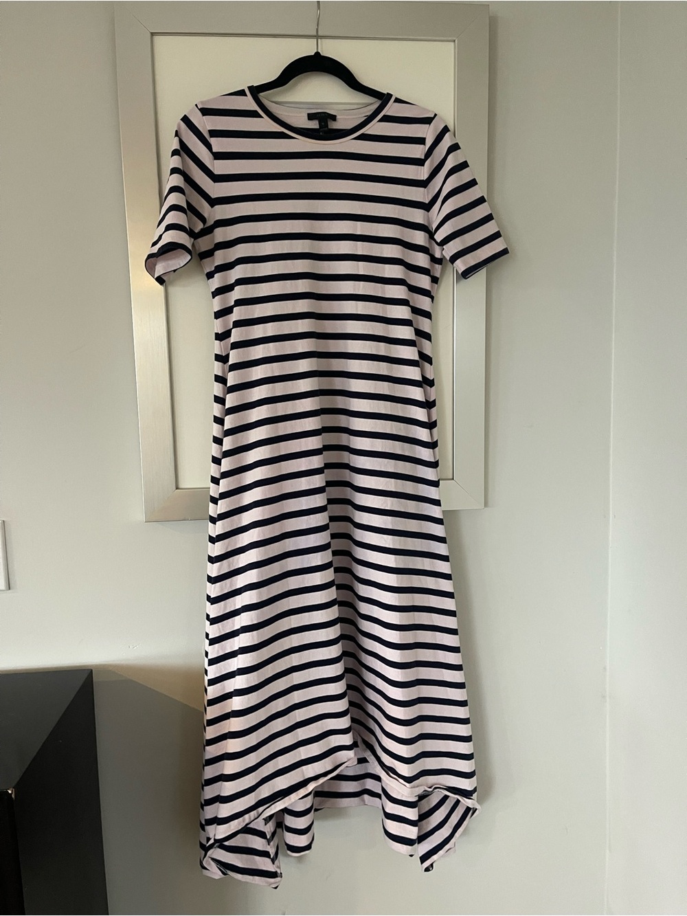 J. Crew striped maxi dress